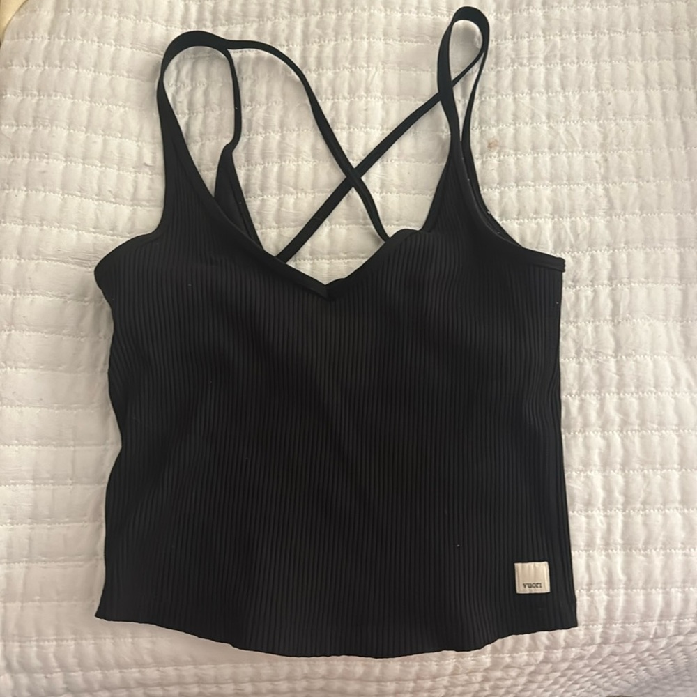 Vuori black tank top